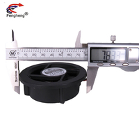 Ventilateur industriel silencieux à roulement à billes, cadre rond, 6025 cc, 60x60x25mm, 0,1a, moteur à flux Axial 60mm