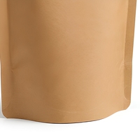 Sachet refermable en papier kraft, emballage autoportant pour aliments en poudre, thé, café