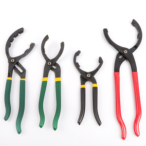 Oil Filter Wrench <b>Pliers</b> <b>Set</b> 4 Pieces High Carbon Steel Auto Repair Tool - Product Image 1