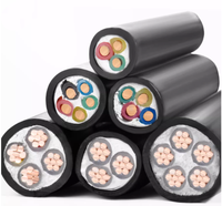 Câble d'alimentation isolé en XLPE cuivre, gaine en PVC, 0,6/1 KV, basse tension, YJV, pour la construction et l'industrie