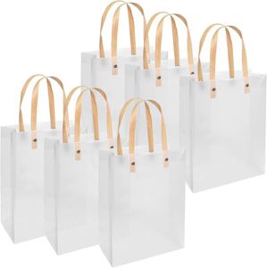 Bolsa de Plástico con Logotipo Personalizado al por Mayor, Bolsa Pequeña de Agradecimiento, Bolsa Transparente para Regalos Cosméticos - Product Image 1