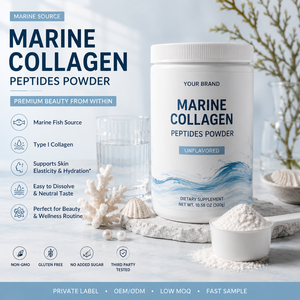 <span class=keywords><strong>Collagène</strong></span> Marin en Poudre Hydrolysé de Qualité Supérieure pour la Santé de la Peau, Marque Blanche, Vente en Gros, OEM - Product Image 1
