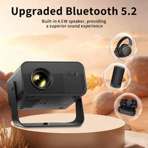 โปรเจคเตอร์อัจฉริยะแอนดรอยด์โฟกัสไฟฟ้า720P <span class=keywords><strong>ToF</strong></span> 3D ไวไฟ USB Pico LCD โฮมเธียเตอร์วิดีโอเกมพกพาสำหรับใช้งานกลางแจ้ง - Product Image 2