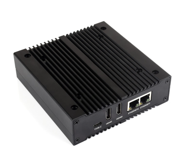 NAS Multi Functional Mini Computer Designed for Raspberry Pi Compute Module 4 Network Storage Dual Solid State Drive Slots