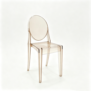 <span class=keywords><strong>Chaise</strong></span> <span class=keywords><strong>Ghost</strong></span> transparente en acrylique cristal moderne sans accoudoirs, style <span class=keywords><strong>Victoria</strong></span> du milieu du siècle, pour événements et mariages, vente en gros - Product Image 3