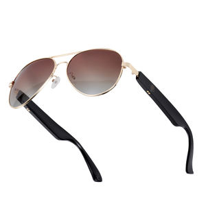 Lunettes de <span class=keywords><strong>soleil</strong></span> intelligentes sans fil avec contrôle tactile UV380 Protection des yeux Fonction musicale-Casque d'appel BT à la mode Matériel VR - Product Image 1