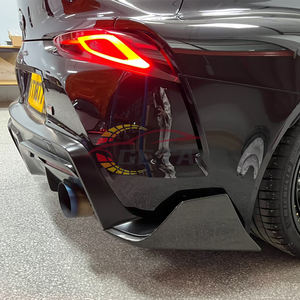 ชุดบอดี้คิทสไตล์คาร์บอนไฟเบอร์กระโปรงขอบข้างสำหรับเครื่องกระจายน้ำหอมสำหรับ A91 A90 Supra MKV ด้านหลังชุดปีกหลัง - Product Image 5