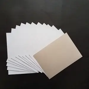 सफेद बोर्ड कागज के साथ ग्रे वापस लेपित द्वैध बोर्ड ग्रे वापस 400 जीएसएम