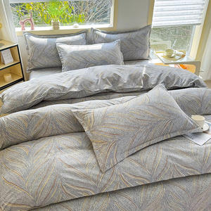 Funda de Edredón Nueva al por Mayor, Primavera Verano, Algodón con Aloe Vera, Sábana Estampada, Cubrecama Cepillado, Ropa de Cama Individual para el Hogar, 200 Hilos, para Estudiantes - Product Image 2