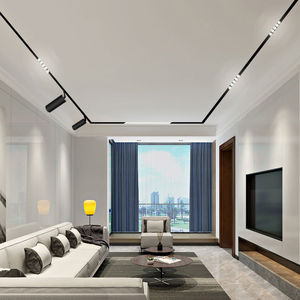 Lõm từ theo dõi hệ thống chiếu sáng tuôn ra gắn nhôm tuyến tính đường sắt phần nam châm ánh sáng Tracklight - Product Image 2