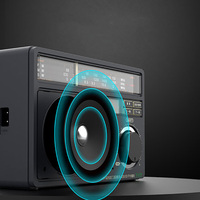 Radio Vintage con Reproductor MP3, Ranura para Tarjeta USB/SD/TF, Multibanda, Venta Directa de Fábrica, Hecho en China
