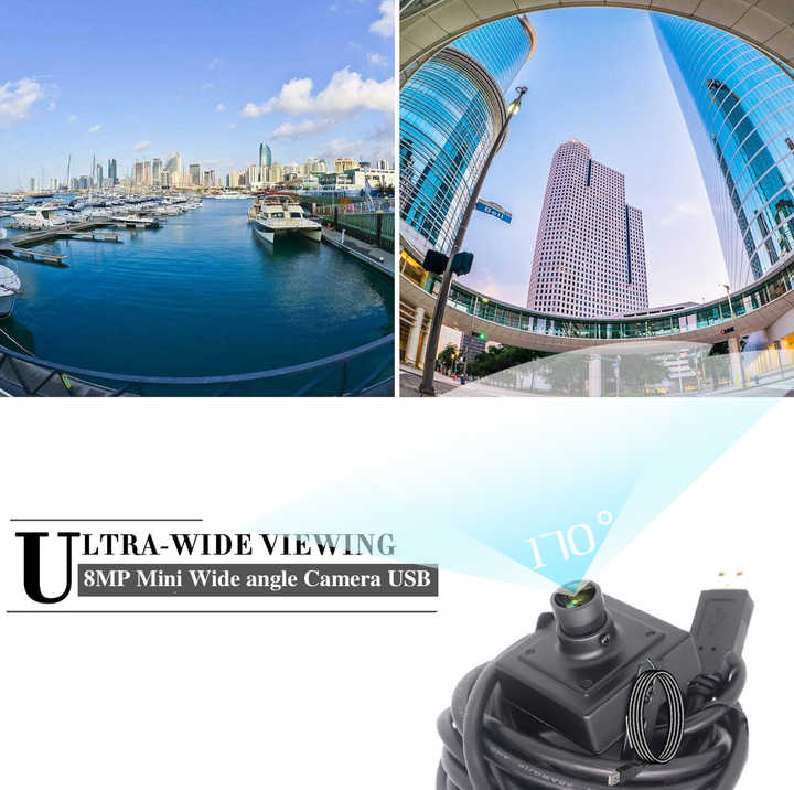 8MP Full HD 4K USB Camera Module with Autofocus or Fixed Lens Metal ...