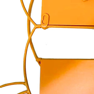 Estante de pared de hierro flotante con panel de espejo para dormitorio o vestidor elegante - Product Image 3