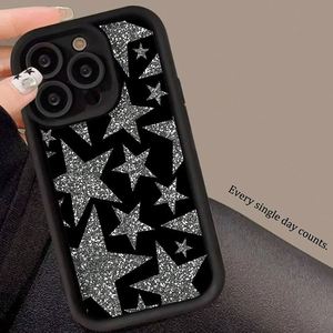 เคสโทรศัพท์ TPU ลายใหม่ ดีไซน์กรอบโลหะ สีดำขาว สำหรับ iPhone 16 15 14 11 12 13 Pro XS Max เคสนิ่ม TPU - Product Image 4