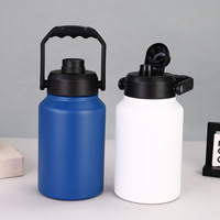Bouteille isotherme personnalisée en acier inoxydable de 2 litres pour la course, le camping et la sublimation – Growler thermique portable en métal pour bière/eau
