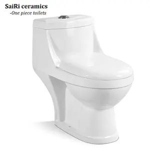 SAIRI High Quality Saudi Arabia Middle East Chaozhou ceramic supplier WC sanitary ware one piece toilet with cheap price