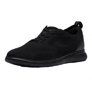 Chaussures décontractées pour hommes grande taille en maille respirante à lacets, rehaussantes, confortables pour la marche, antidérapantes, toutes saisons - Product Image 3