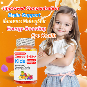 DHA Omega 3 Gummies voor Kinderen DHA Vitamine D3 K2 Gummies Supplementen Visolie Omega 3 Multivitamine C E <span class=keywords><strong>B12</strong></span> Gummy Fabrikant - Product Image 2