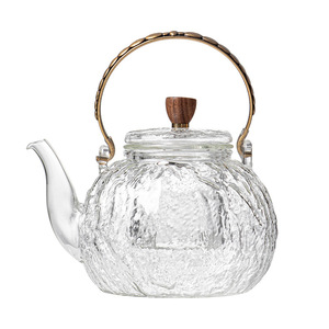 Tetera de vidrio Qingshan Hutong, estufa eléctrica de cerámica, resistente al calor, de gran capacidad, con asa para preparar té - Product Image 5