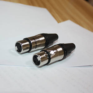 -Conector XLR de cable hembra de 3 pines para micrófono, conector de Audio OFC, conector de micrófono DMX cannon-<span class=keywords><strong>m</strong></span> - Product Image 3