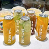 Bouteilles de boisson en plastique PET de qualité alimentaire, 330 ml, 500 ml, vides, avec languette d'ouverture facile, boîtes en plastique avec couvercles
