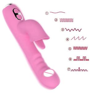 Vibrateur lapin OEM, masseur léchant la langue, stimulateur clitoridien vaginal féminin, jouet sexuel vibrant, <span class=keywords><strong>masturbateur</strong></span> - Product Image 5