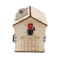 Jouets d'alarme de pluie à monter soi-même, Kit d'outils expérimental en Science technologique, apprentissage, éducation, jeux de Puzzle en bois pour enfants, aides pédagogiques