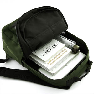 Mochilas Escolares Personalizadas de Gran Capacidad, Impermeables, de Moda, Unisex, de Nailon Oxford, con Cremallera Verde Anti-robo - Product Image 6