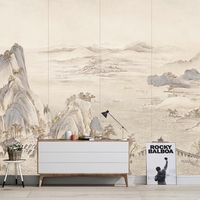 Panneaux muraux modernes personnalisables en fibre de charbon de bois de bambou imprimés en 3D imperméable au feu Art mural 3D pour appartements sous-sols pour
