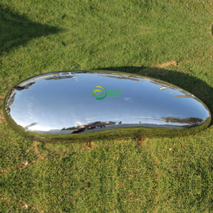 OEM ODM Outdoor <strong>Garden</strong> Lake Decoration Polished Stainless Steel Pebble Sculpture Landscape Metal Crafts Art <strong>Statue</strong> - Product Image 4