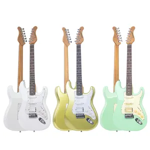 Farlley.Na Electric Guitar Sample Support 41 Inch Cutaway Maple Neck Poplar 6 Stringed Instruments Electric Guitar Kits