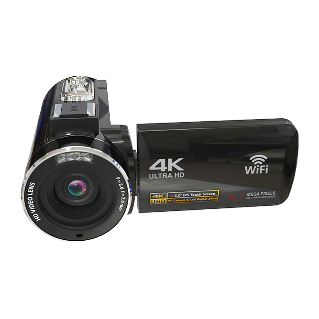 Black Wifi 18X Digital Zoom Camera Recorder hd Outdoor Video Cameras Camcorder 4k Professional Digital