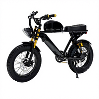 Vélo de montagne électrique pour adultes avec moteur arrière sans balais 48V, batterie au lithium double intégrée, alliage d'aluminium, 15AH, 60 km d'autonomie