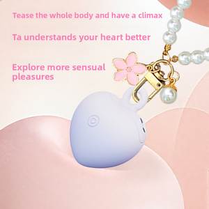 Kadınlar için klitoris stimülatörü masaj yetişkin oyuncaklar taşınabilir anahtarlık ile Bluetooth App kontrol kurşun vibratör - Product Image 4