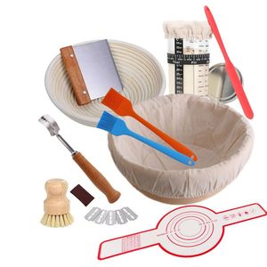 Customized Fermentation <b>Bread</b> <b>Basket</b> Dough Set OEM ODM Sourdough Proofing <b>Basket</b> with Linen Liner - Product Image 3