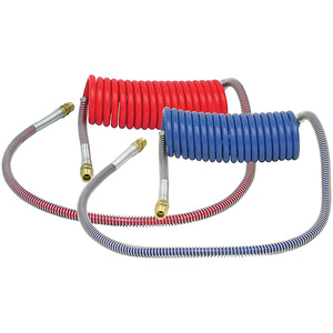 Chất Lượng Nhựa Mềm Không Có Mùi Nylon PU PA Linh Hoạt Xoắn Ốc TSQ 100 Chân Trailer Cuộn Dây Air Brake Hose Cho Xe Tải - Product Image 4