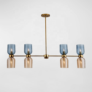 Avión moderno Oficina pescado hueso lineal colgante luz comedor sala de estar creativo remolino <span class=keywords><strong>Piano</strong></span> suspensión LED negro araña - Product Image 3