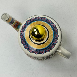 Pichet à eau vintage en émail de 0,5 L, grande capacité, pour eau froide, thé au lait et infusion de thé en restaurant - Product Image 5