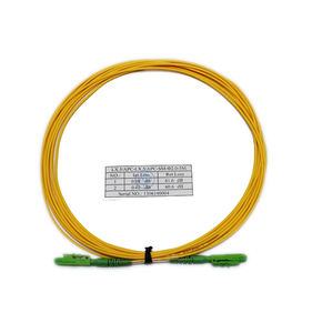 Câble de brassage fibre optique personnalisé SX One Core SCupc-SCupc 3.0 LSZH SMF OS2 SC jaune pour réseaux FTTH et 5G - Product Image 2