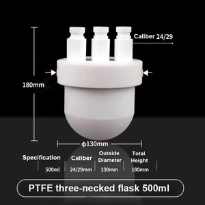 Flacons de laboratoire en PTFE résistant à la corrosion de différentes tailles 50ml 100ml 250ml 500ml 1000ml 2000ml - Product Image 3