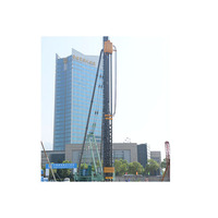 Tres eje hidráulico superior martillo roca soilmec plataforma taladro rotativo plataforma de perforación para JZB240 maquina de penetrar