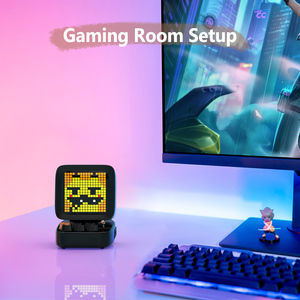 Divoom ditoo Retro pixel Art bluetooth Loa di động đồng hồ báo thức tự làm bảng hiển thị LED, quà tặng sinh nhật trang trí nhà - Product Image 2