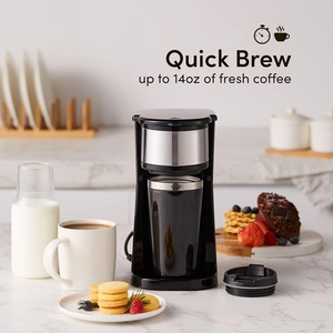 Cafetera Espresso de 800W, Monodosis, Control de Temperatura, Acero Inoxidable, 1 Taza, 0.42L, Eléctrica, Color Negro, para Hotel - Product Image 3