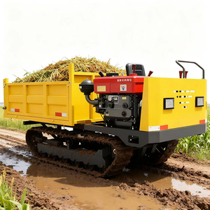 Minicargadora de Orugas JUNCHI de Alta Eficiencia, Vehículo de Transporte con Motor Diésel de Goma Pequeño, Alto Momento de Carga, 1 Año - Product Image 6