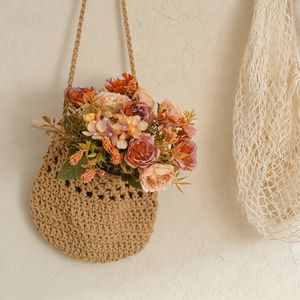 Bouquet de pivoines artificielles CallaFloral en polyester, décoration intérieure, fleurs de mariage faites à la main, style INS, e-commerce transfrontalier - Product Image 1