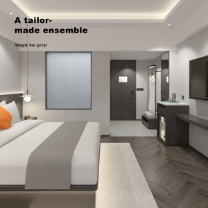 Moderno legno massello cinque stelle Hotel camera da letto mobili personalizzati dalla fabbrica diretta per soggiorno e camera da letto - Product Image 5