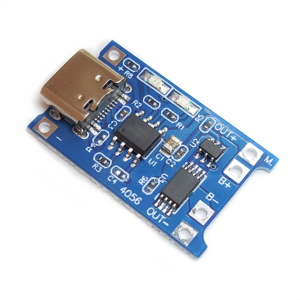 Módulo 2 en 1 de Protección de Carga para Batería de Litio de 3.7V con Puerto Tipo-C HT TP4056 - Product Image 1