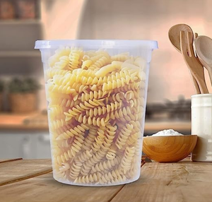 32OZ plastik hava geçirmez Deli kapaklı konteynerler plastik yiyecek kutusu götürmek - Product Image 3