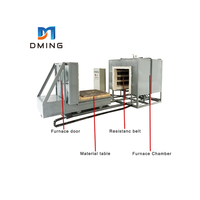 PID contrôle automatique four en céramique charbon cuit Dri pour éponge fer brûleur à gaz argile brique brûlant Tunnel four