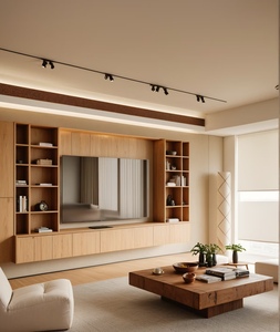 Gabinetes de Almacenamiento Modulares de <span class=keywords><strong>Madera</strong></span> Ecológica Hechos <span class=keywords><strong>a</strong></span> <span class=keywords><strong>Medida</strong></span>, para Sala de Estar y Dormitorio, Diseño Moderno, Colores y Tamaños Personalizables - Product Image 1